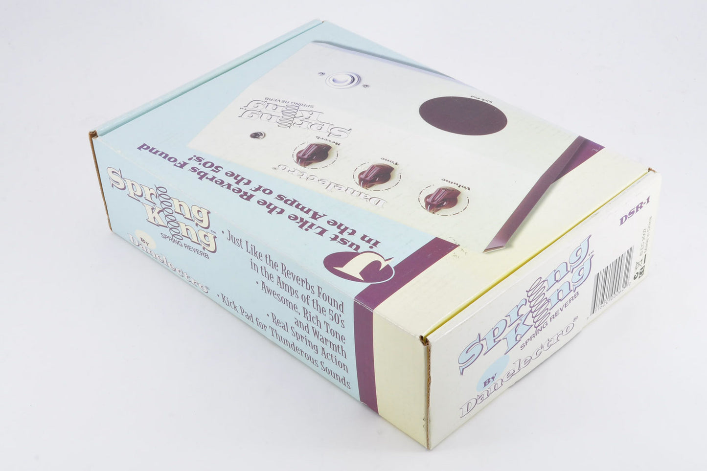Danelectro DSR-1 Spring King Reverb w/OriginalBox Guitar Effect Pedal Openbox From Japan #6090567706