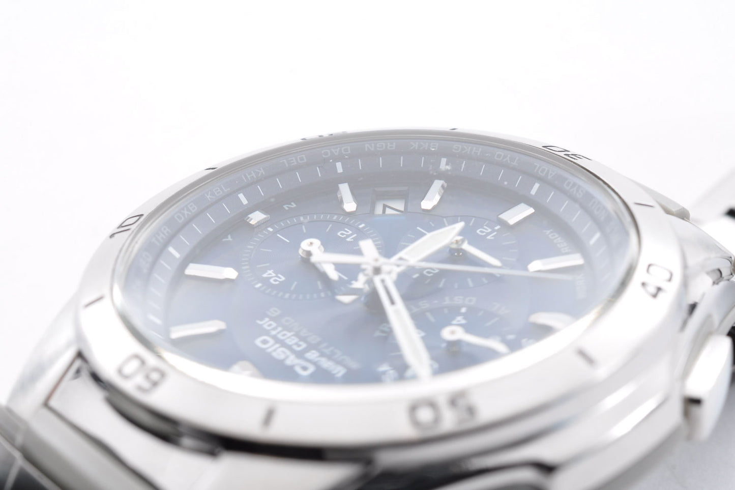 Casio Wave Ceptor WVQ-M410 Men's Tough Solar Radio-Controlled Watch 5174 Used From Japan