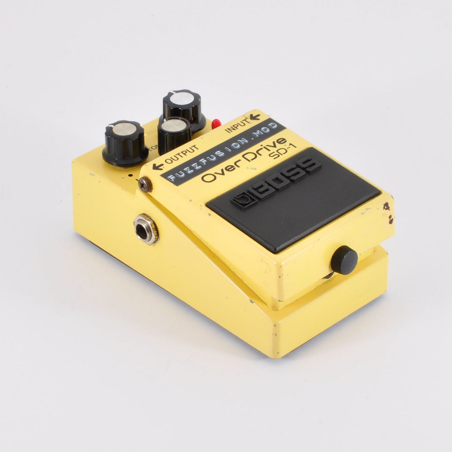 Boss SD-1 Modified FuzzFusion SuperOverdrive Clipping 1N34A&LED3mm Used From Japan #JJ79777