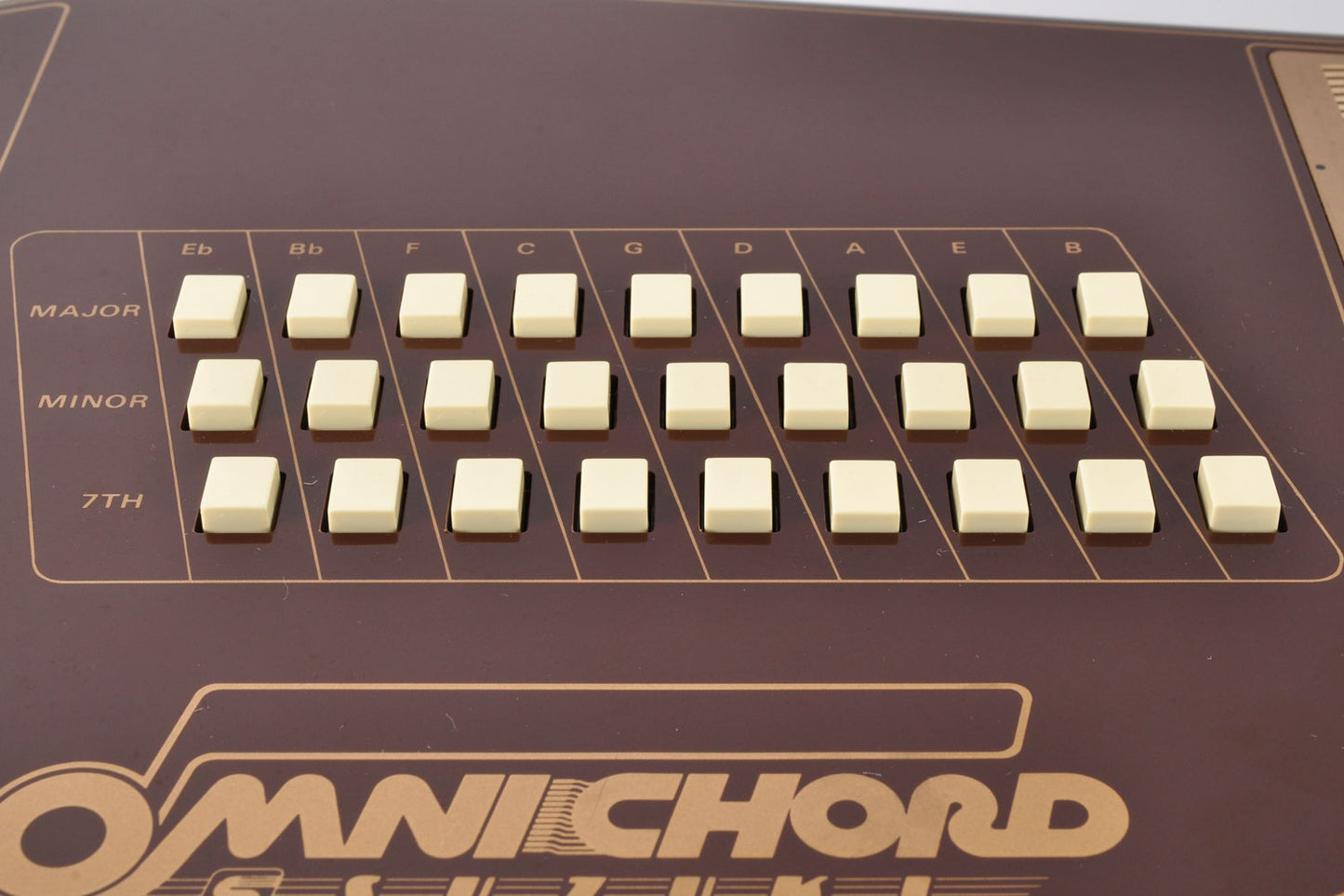Suzuki OM-27 Omnichord Auto Bass Cord Synthesizer w/Genuine Hard Case Adapter Used From Japan