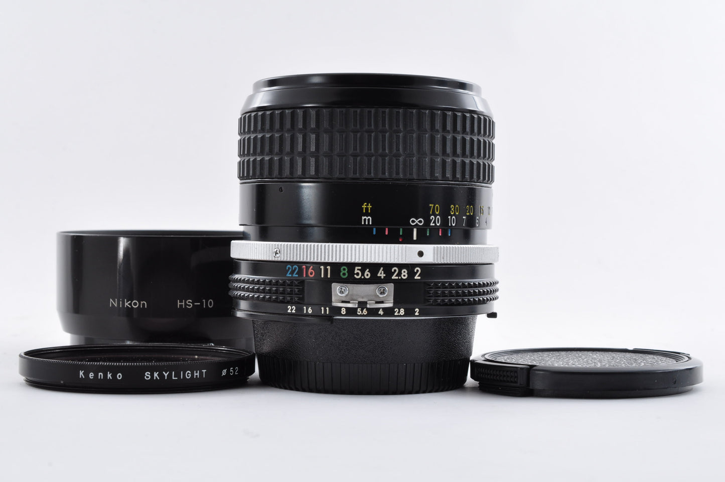 Nikon Ai Nikkor 85mm f/2 Maintained MF Portrait Prime Lens w/Hood From Japan #252412