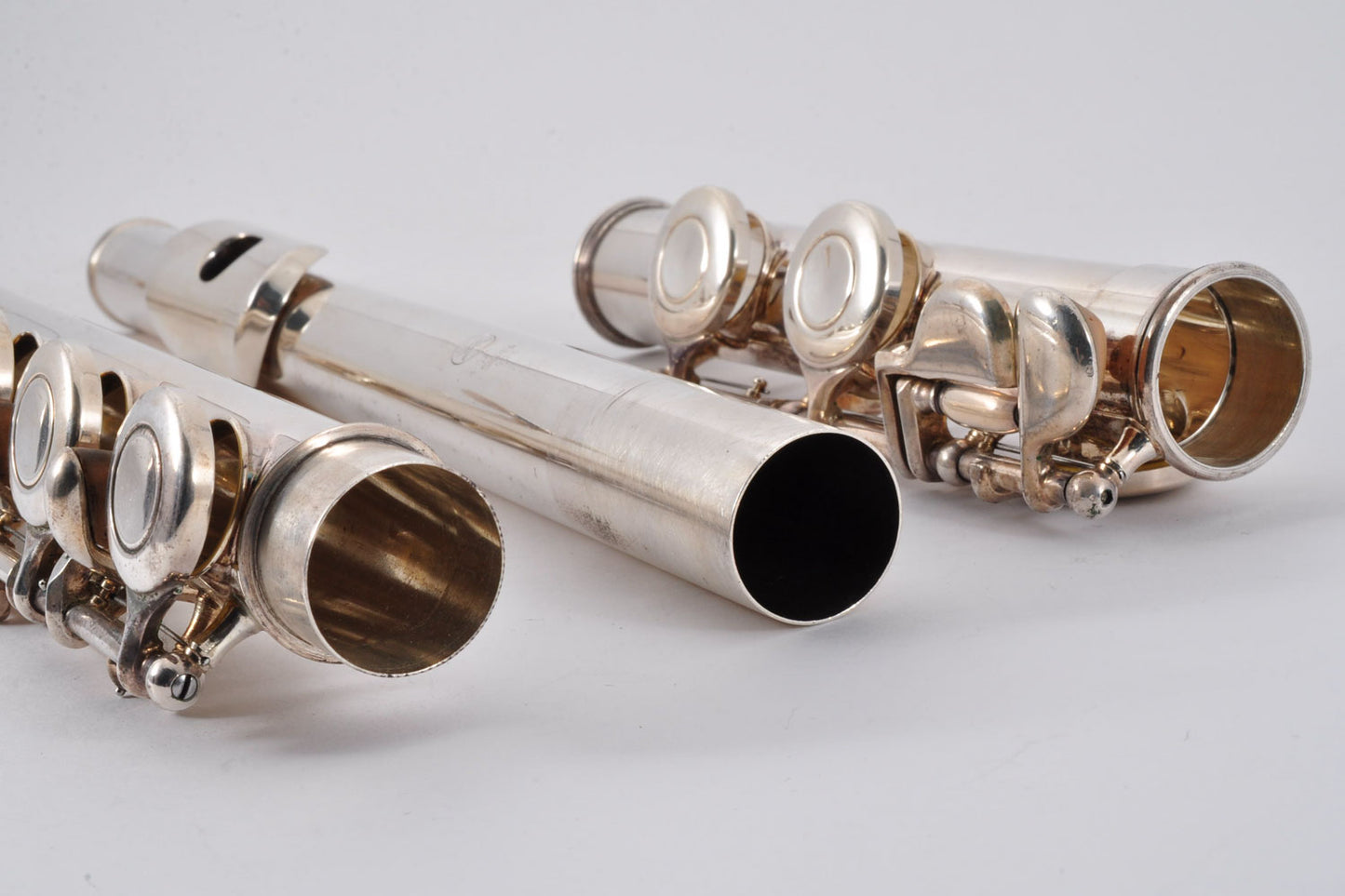 Yamaha YFL-411II Flute 925 Silver Made In Japan w/Hardcase Carrybag Used From Japan #309796