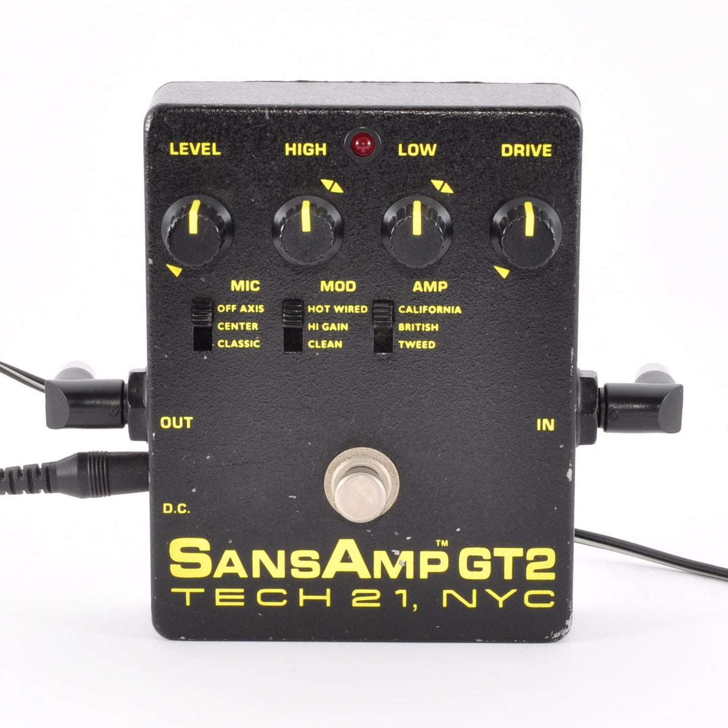 Tech21 SansAmp GT2 NYC Guitar Effects Pedals Overdrive Distortion Used From Japan #135612