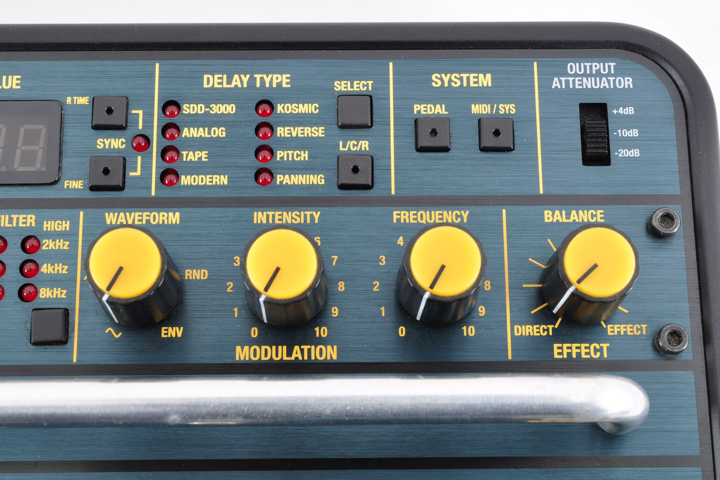 Korg SDD-3000-PDL Pedal Programmable Digital Delay w/Box Adapter Used From Japan #004433
