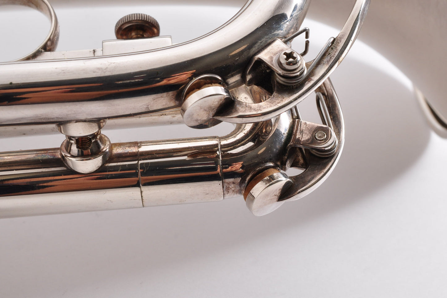 Yamaha YCR-2610S Cornet Silver Key Eb w/Hardcase&Mouthpiece Used From Japan #1338