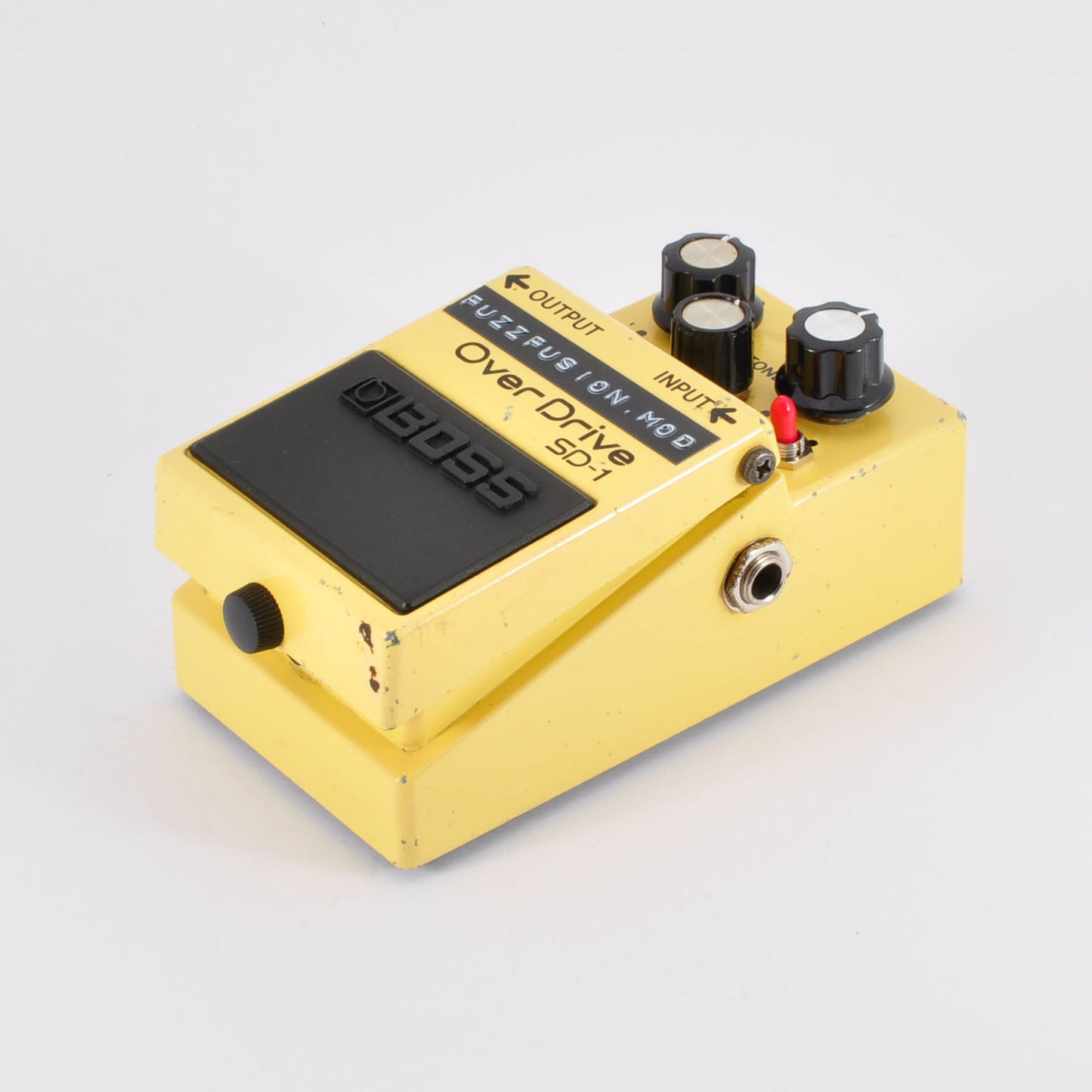 Boss SD-1 Modified FuzzFusion SuperOverdrive Clipping 1N34A&LED3mm Used From Japan #JJ79777