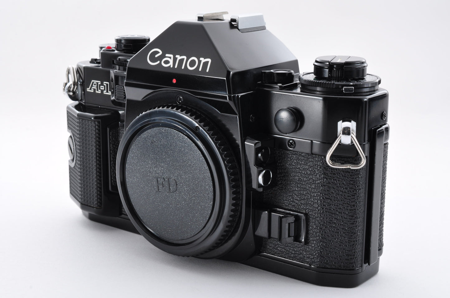 Canon A-1 A1 Black Maintained Meter Works 35mm SLR Camera Body Only From Japan #1094384