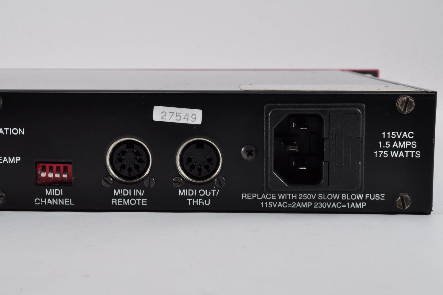 Rocktron Piranha High Voltage Tube Guitar Preamp Rackmount Made In U.S.A. Used From Japan #27549