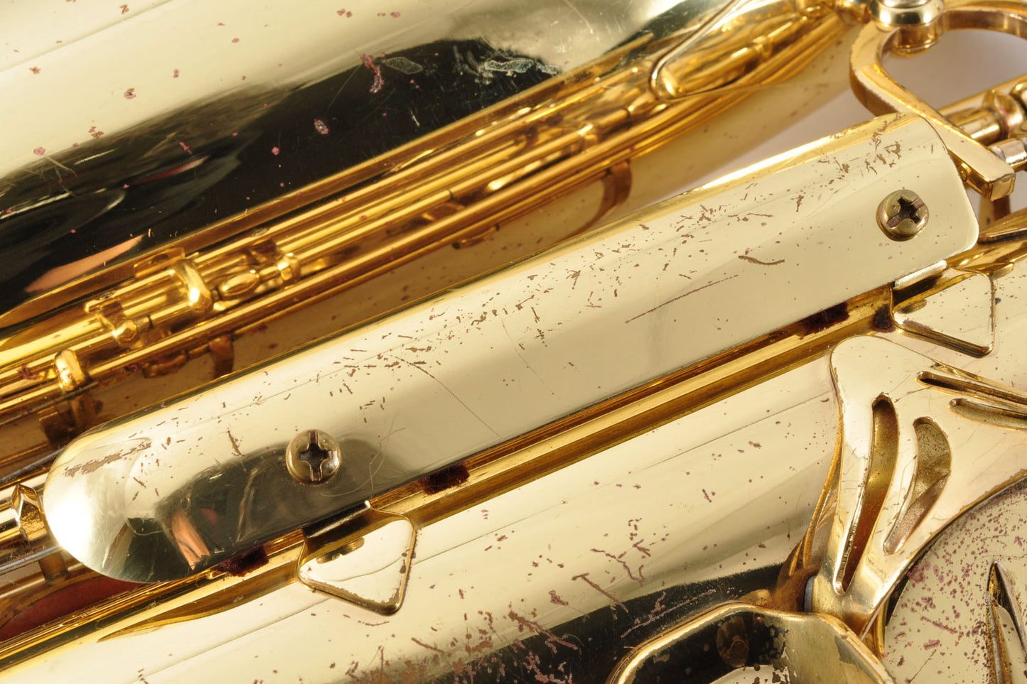 Yamaha YAS-32 Alto Saxophone Purple Logo Made In Japan Eb Key Used From Japan #015010