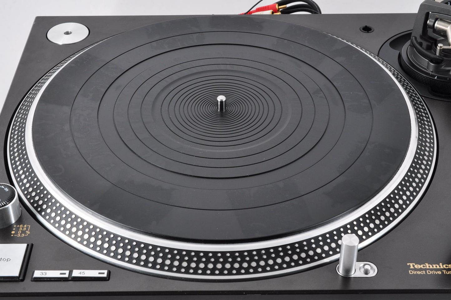 Technics SL-1200MK6 Direct Drive DJ Turntable Record Player w/DustCover & Record Needle Cartridge Used From Japan #GE9KC001221