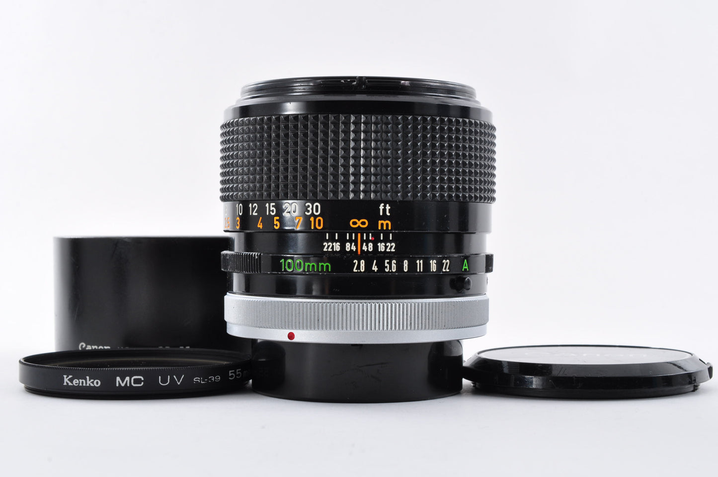 Canon FD 100mm f2.8 S.S.C. SSC Maintained MF Telephoto Prime Lens From Japan #89852