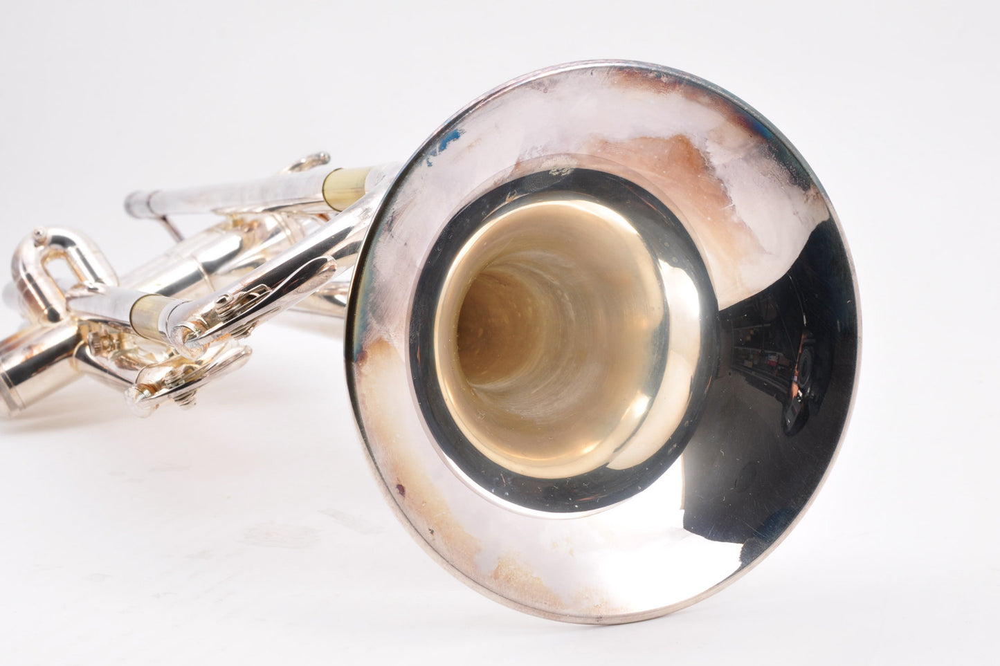 Yamaha YTR-2320ES Trumpet Silver w/Hardcase Mouthpiece Made In Japan Used From Japan #210254