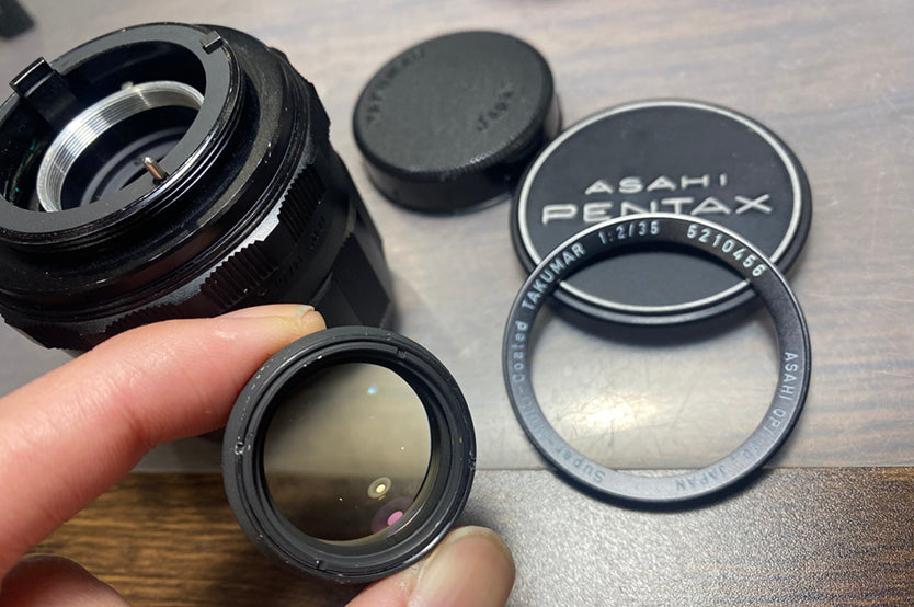 Pentax Super-Multi-Coated TAKUMAR 35mm f2 Maintained Wide Angle Lens From Japan #5210456