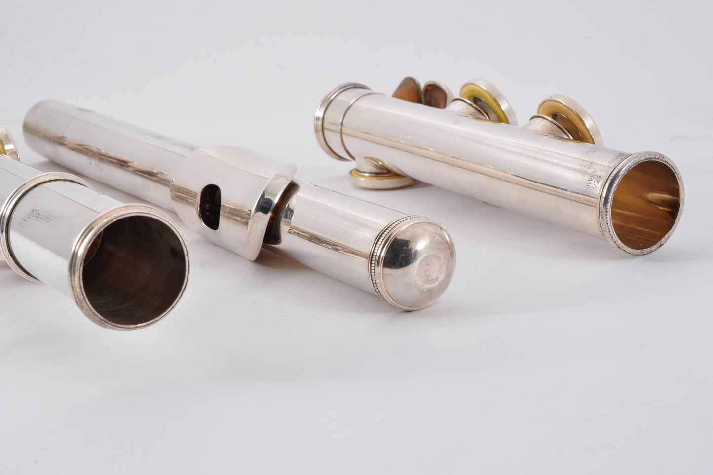 Yamaha YFL-411II Flute 925 Silver Made In Japan w/Hardcase Carrybag Used From Japan #309796