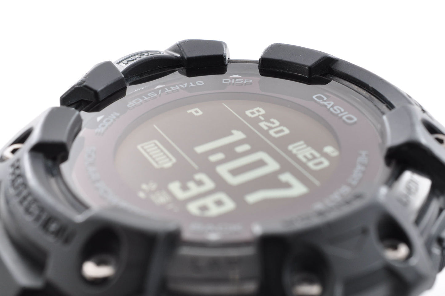 Casio G-SHOCK GBD-H1000-1JR Black Resin w/Case Cable 3475 Used From Japan