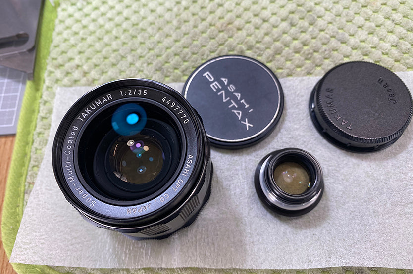 Pentax Super-Multi-Coated TAKUMAR 35mm f2 Maintained Wide Angle Lens From Japan #4497770