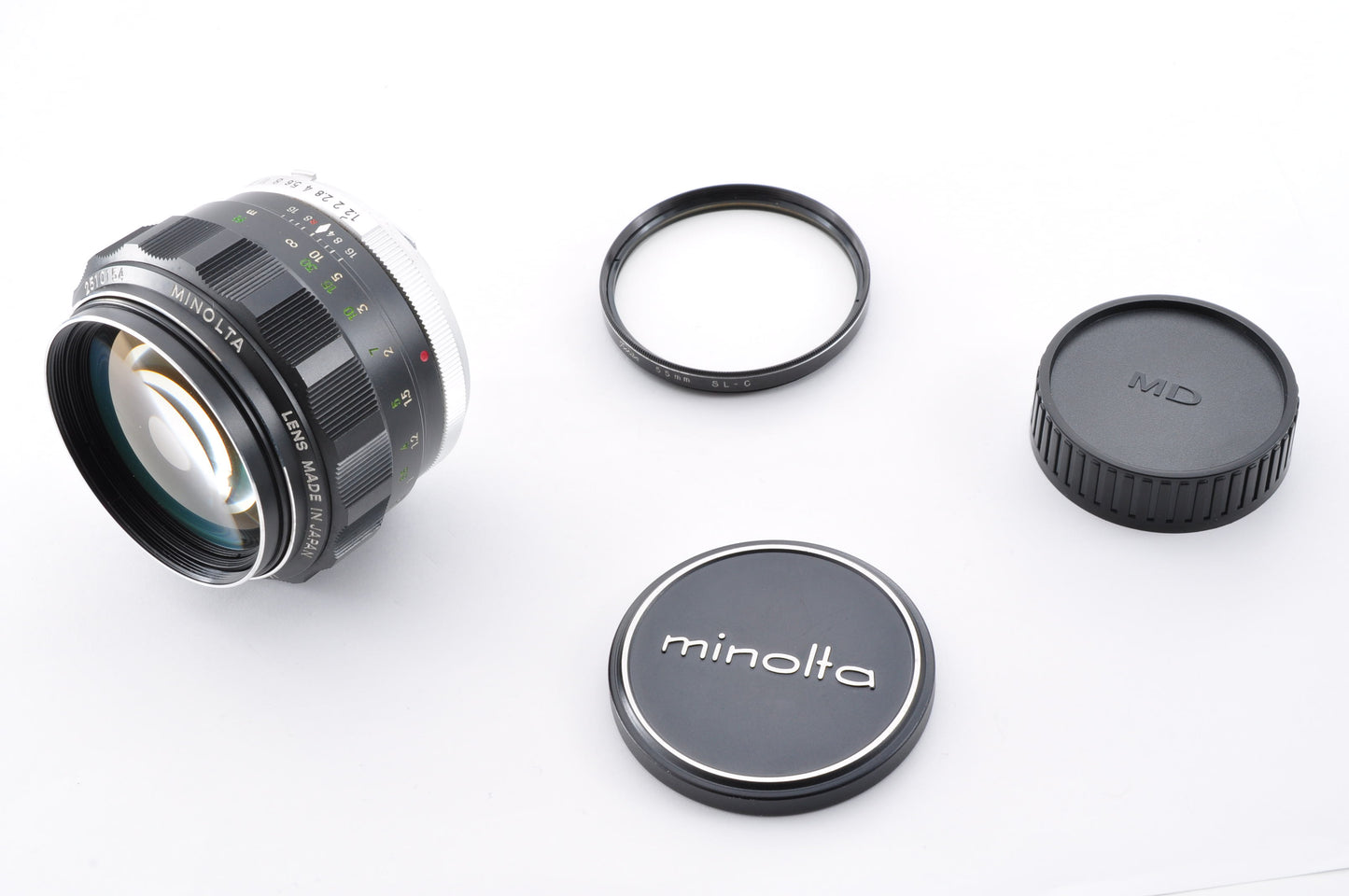 Minolta MC ROKKOR-PG 58mm F1.2 Maintained Standard Prime MF Lens From Japan #2510154