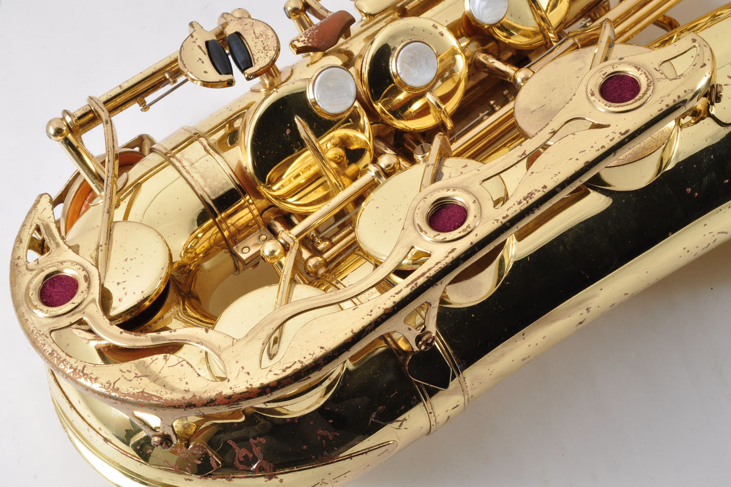 Yamaha YAS-32 Alto Saxophone Purple Logo Made In Japan Eb Key Used From Japan #015010