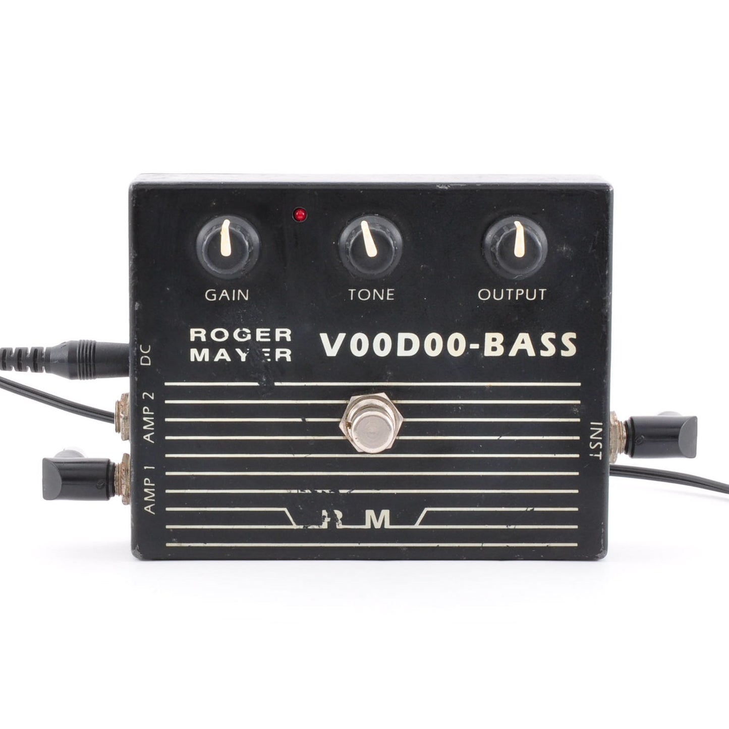 Roger Mayer Voodoo Bass Distortion Active Splitter LM308N Effect Pedal Used From Japan