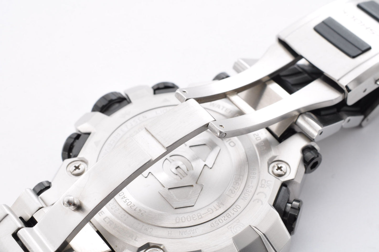 CASIO G-SHOCK MTG-B3000D-1AJF Silver Bluetooth Solar Men's Watch 5672 Used From Japan