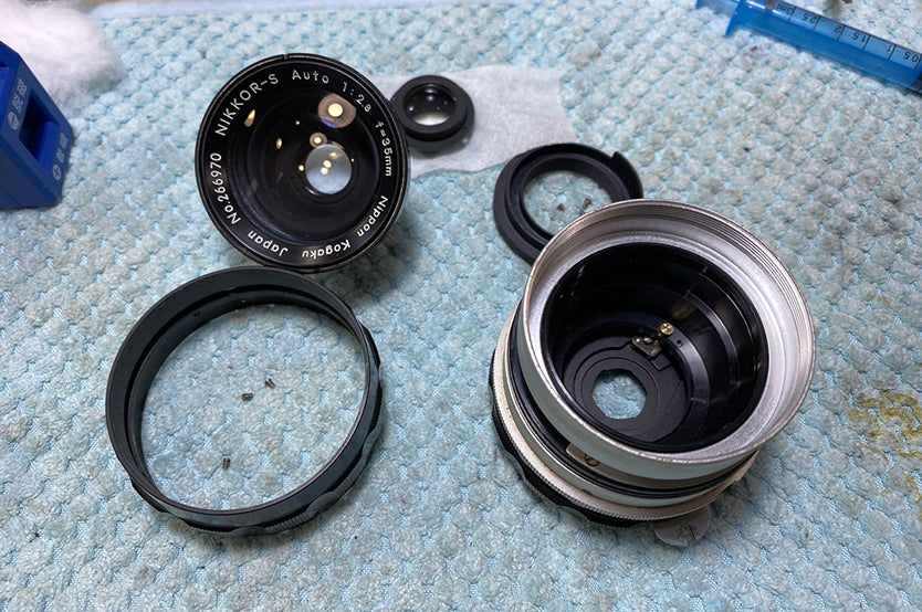 Nikon Nippon Kogaku Japan NIKKOR-S Auto 35mm f2.8 Maintained non-ai Lens From Japan #266970