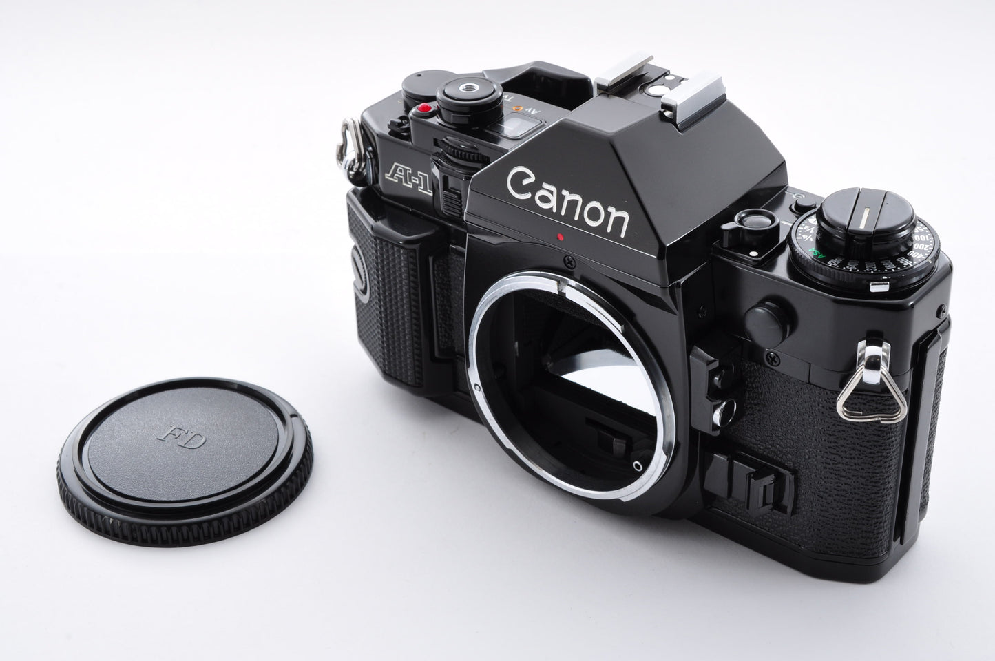 Canon A-1 A1 Black Maintained Meter Works 35mm SLR Camera Body Only From Japan #1094384