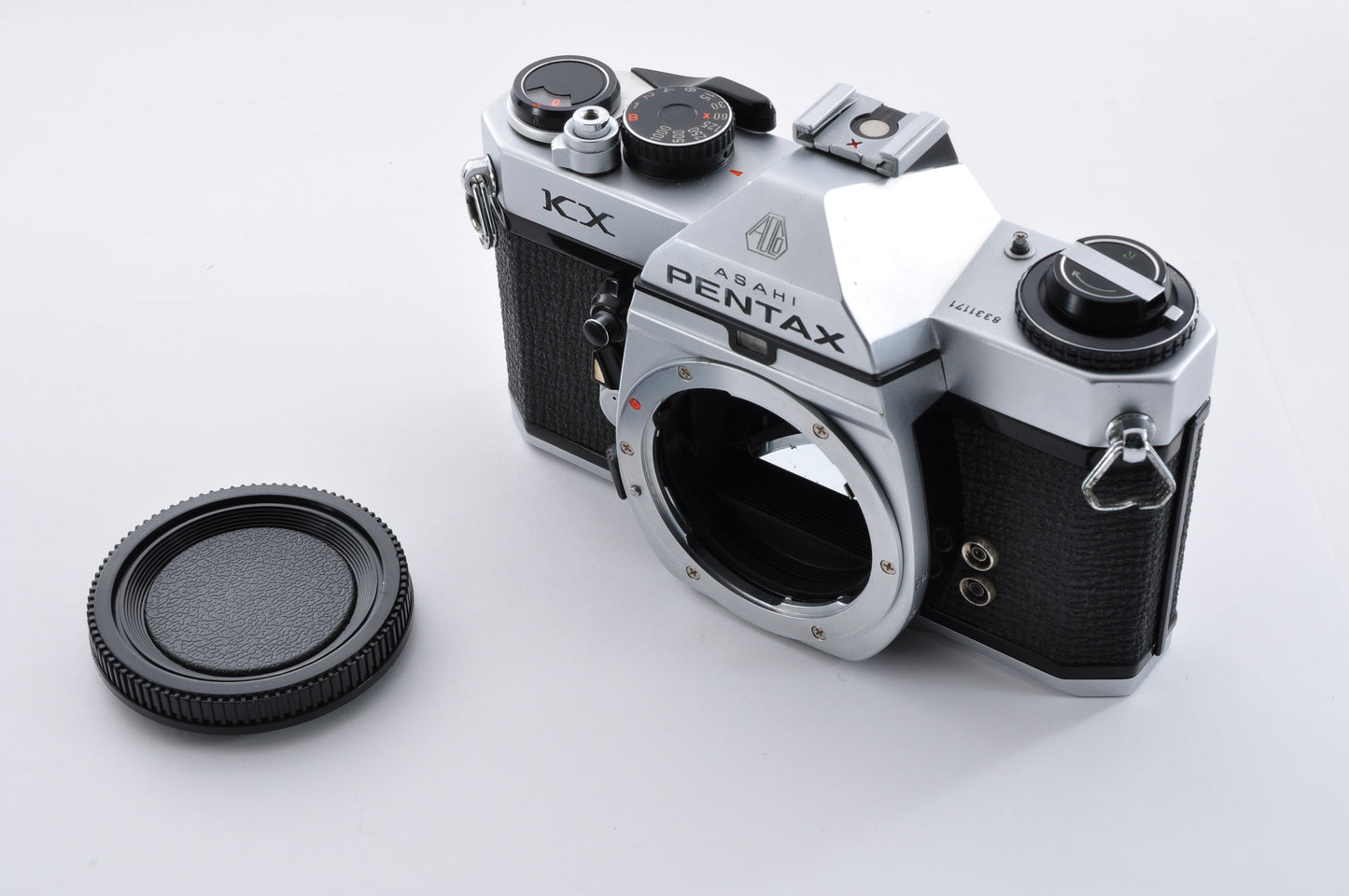 ASAHI PENTAX KX Silver Maintained Meter Works 35mm SLR Film Camera From Japan #8331171