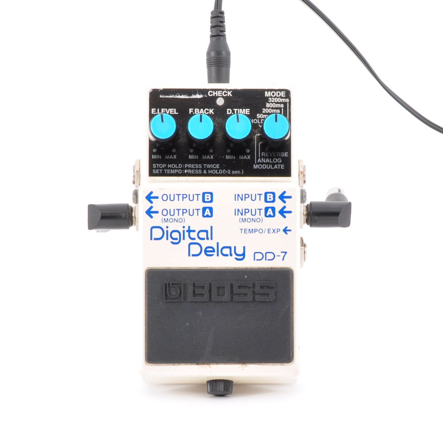 Boss DD-7 Digital Delay Guitar Effects Pedal Made In Taiwan 2008 Used From Japan #AX00821