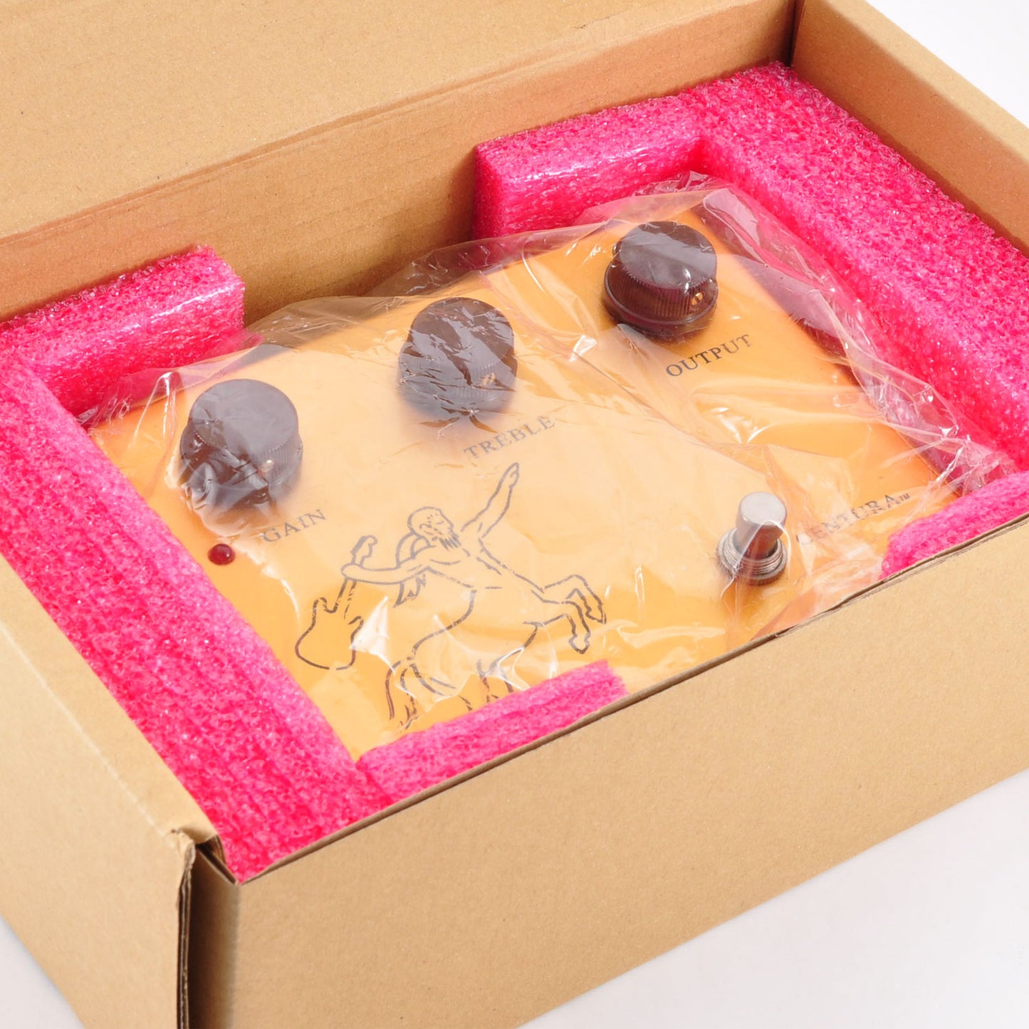 Ceriatone Centura Matte Gold Overdrive Guitar Effects Pedal w/Box Used From Japan #3279