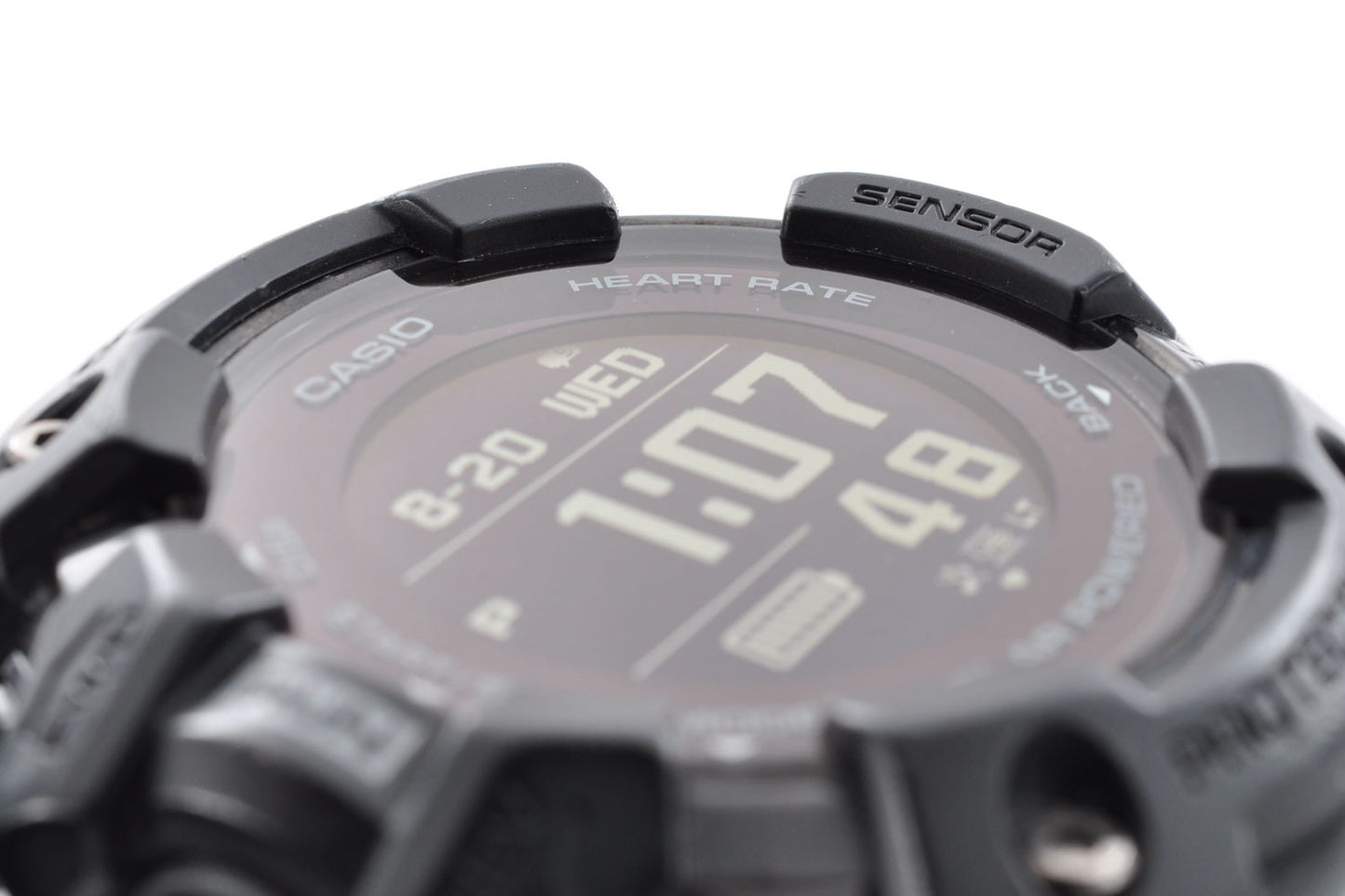 Casio G-SHOCK GBD-H1000-1JR Black Resin w/Case Cable 3475 Used From Japan
