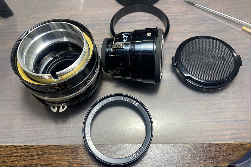 Nikon Ai-s Nikkor 24mm f2.8 Maintained Ais MF Wide Angle Prime Lens From Japan #826768