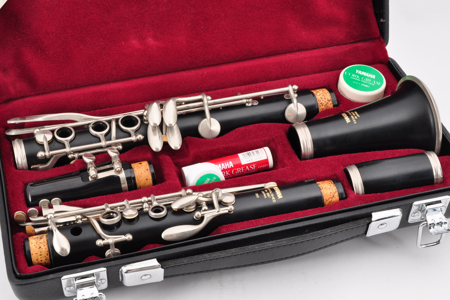 Yamaha YCL-250 Clarinet Bb w/Hardcase Ligature Mousepiece Used From Japan #019089