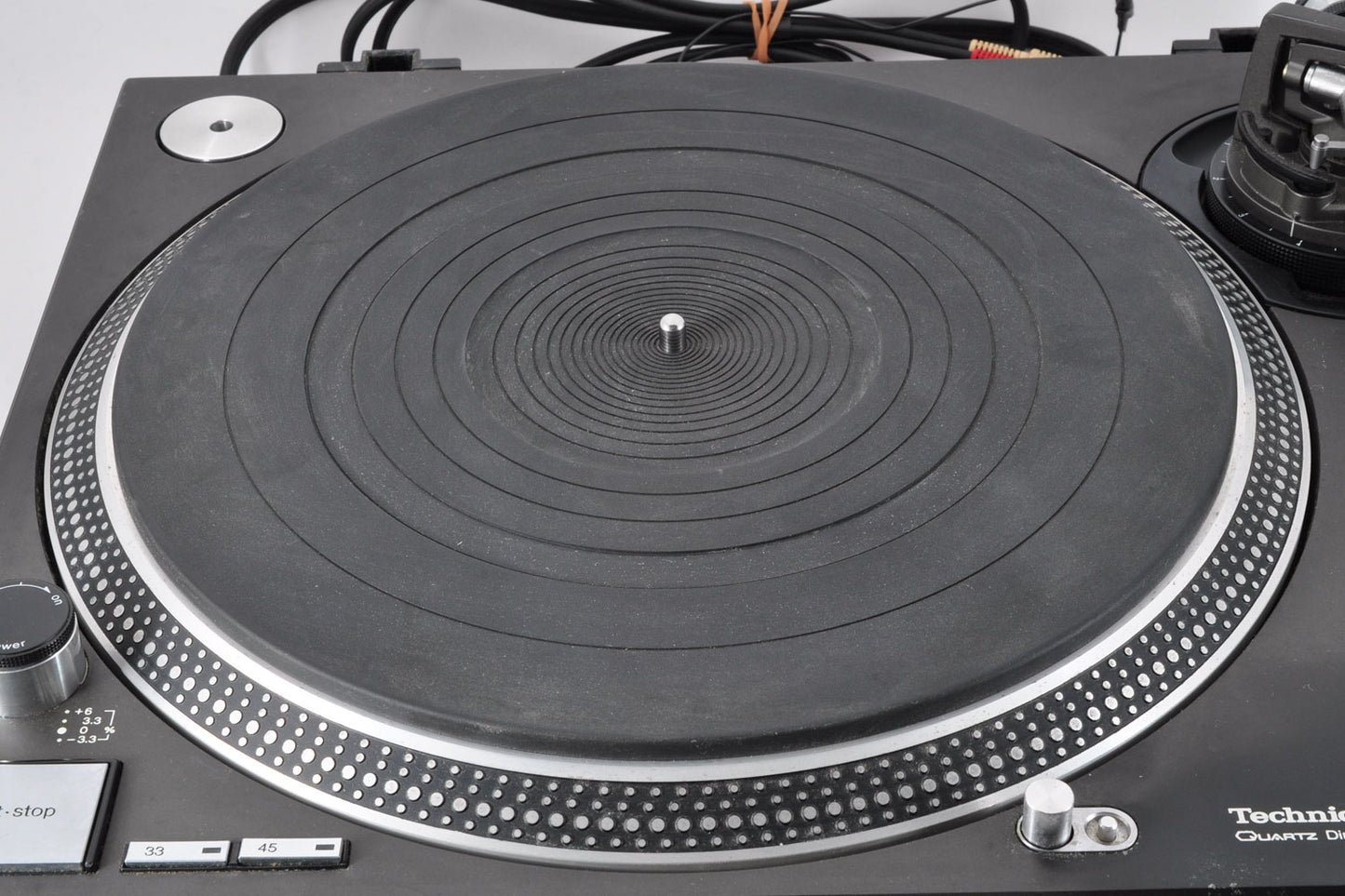 Technics SL-1200MK3 Quartz Drive Turntable System Made In Japan w/Dust Cover Used From Japan #GE3DH37674