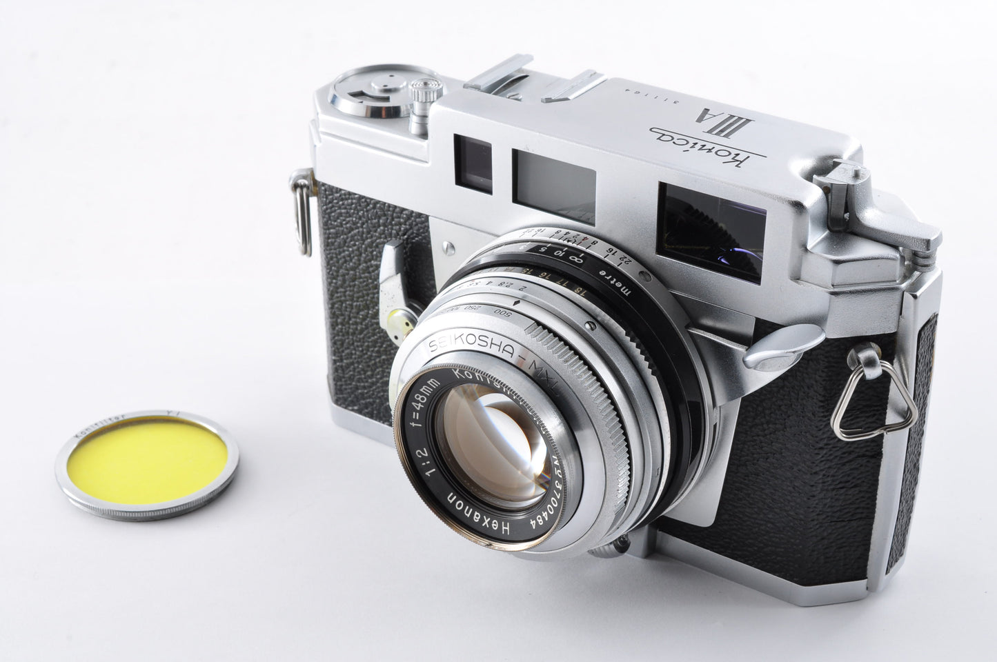 Konica IIIA Maintained 35mm Rangefinder Film Camera Hexanon 48mm f/2 From Japan #311164