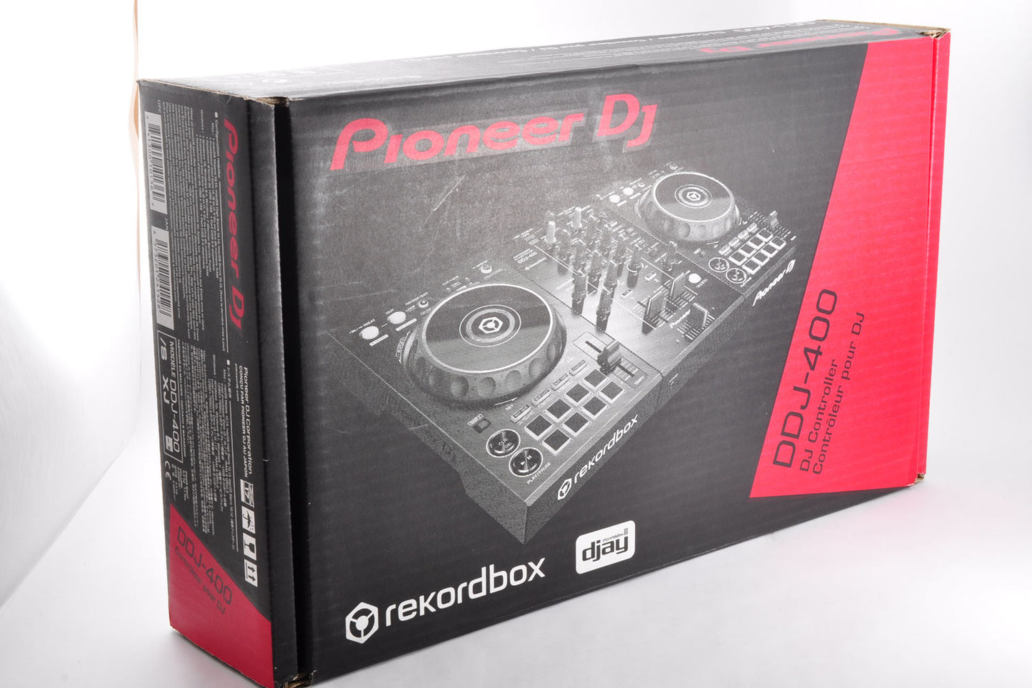 Pioneer DDJ-400 DJ Controller 2ch Channel Rekordbox w/Original Box DustCover USBcable Made In Malaysia 2019 Used From Japan #SLMP175087NN