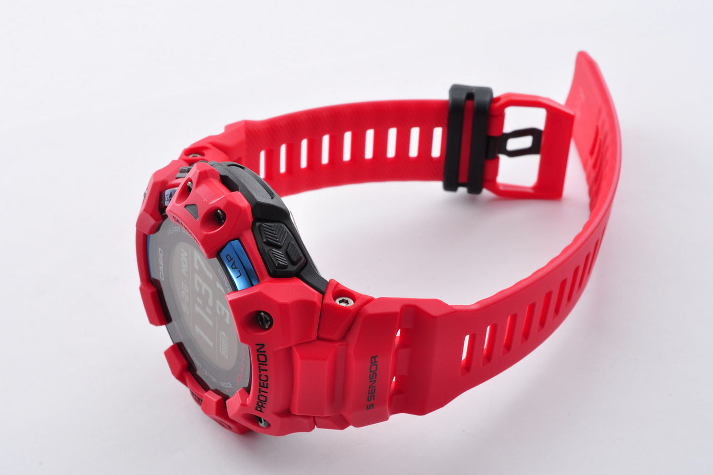 CASIO G-SHOCK G-SQUAD GBD-H1000-4JR Red Solor GPS Men's Watch 3475 Used From Japan
