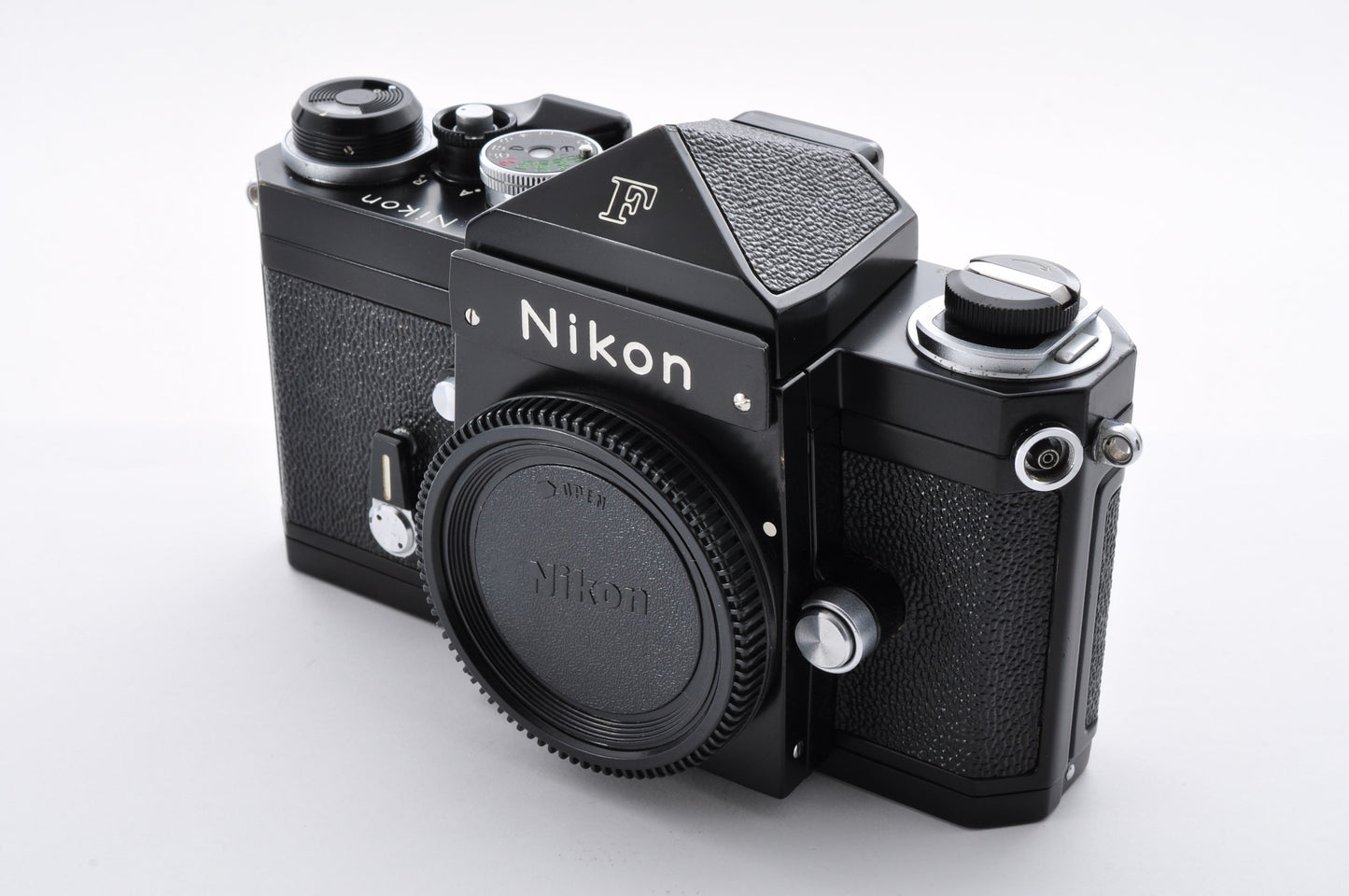 Nikon F Eye level Black Apollo Maintained 35mm SLR Film Camera From Japan #7410486