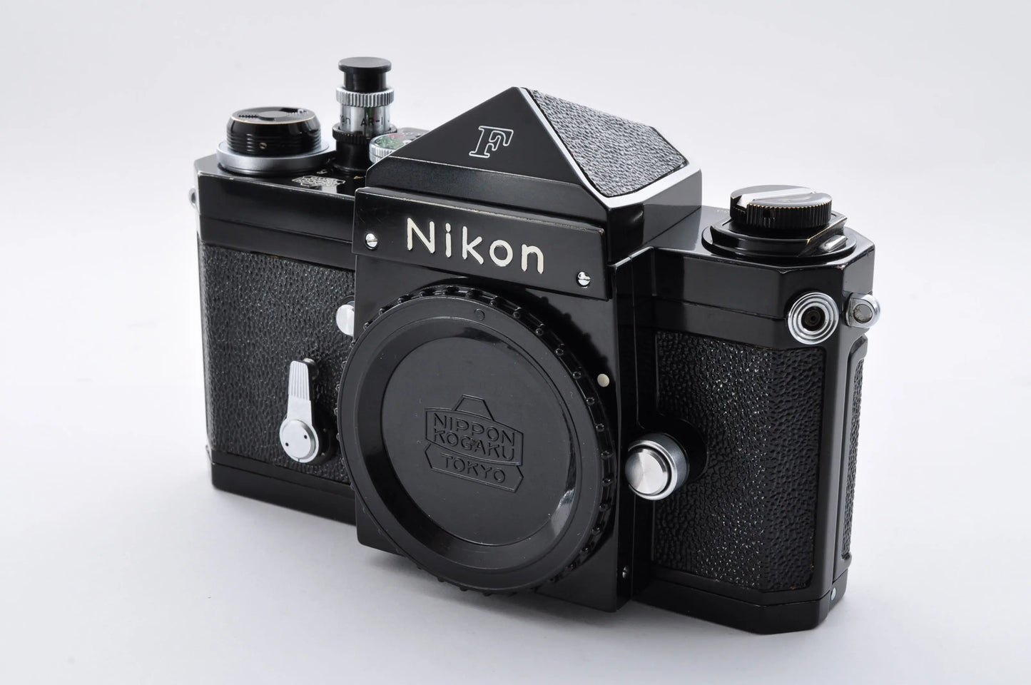 Nikon F Eye Level Black Early Model Mt Fuji Mark 35mm SLR Film Camera From Japan #6523350