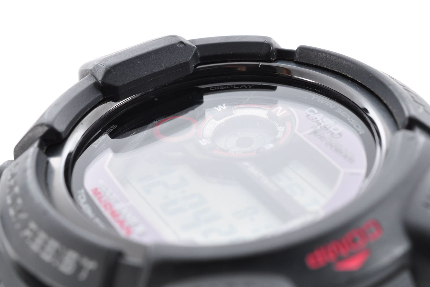 Casio G Shock GW-9300-1JF MUDMAN Black Wave ToughSolar Carbon Watch 3260 Used From Japan
