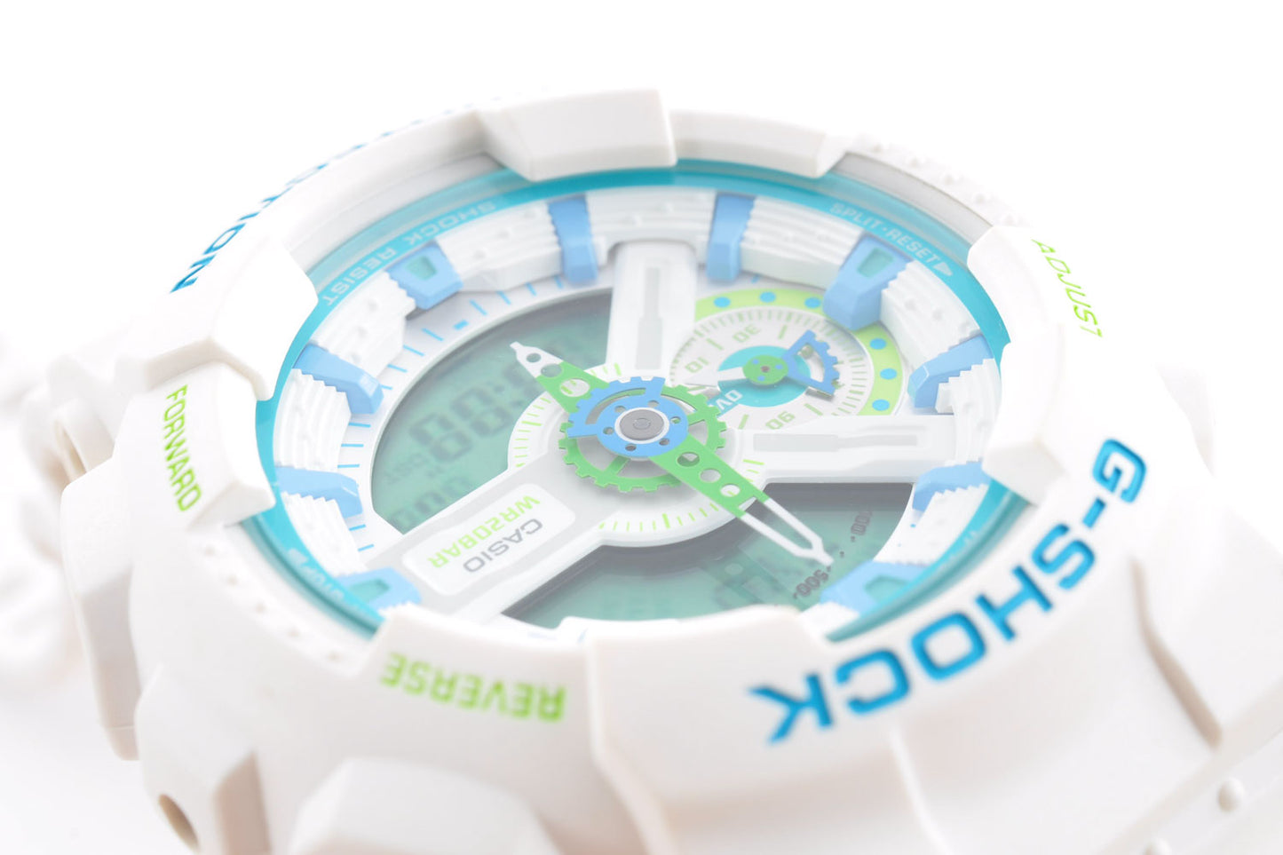 Casio G-Shock GA-110WG-7AJF White Blue Green Men's Watch 5146 Used From Japan