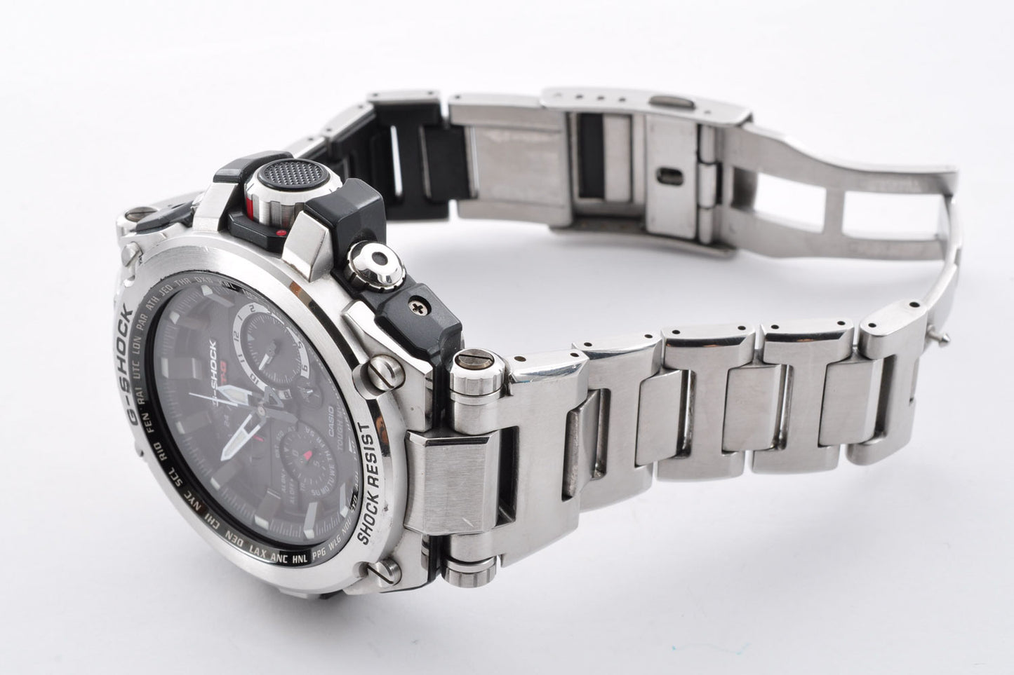 CASIO G-SHOCK MT-G MTG-S1000D-1AJF Black dial 45mm Radio Wave Solar 5369 Used From Japan