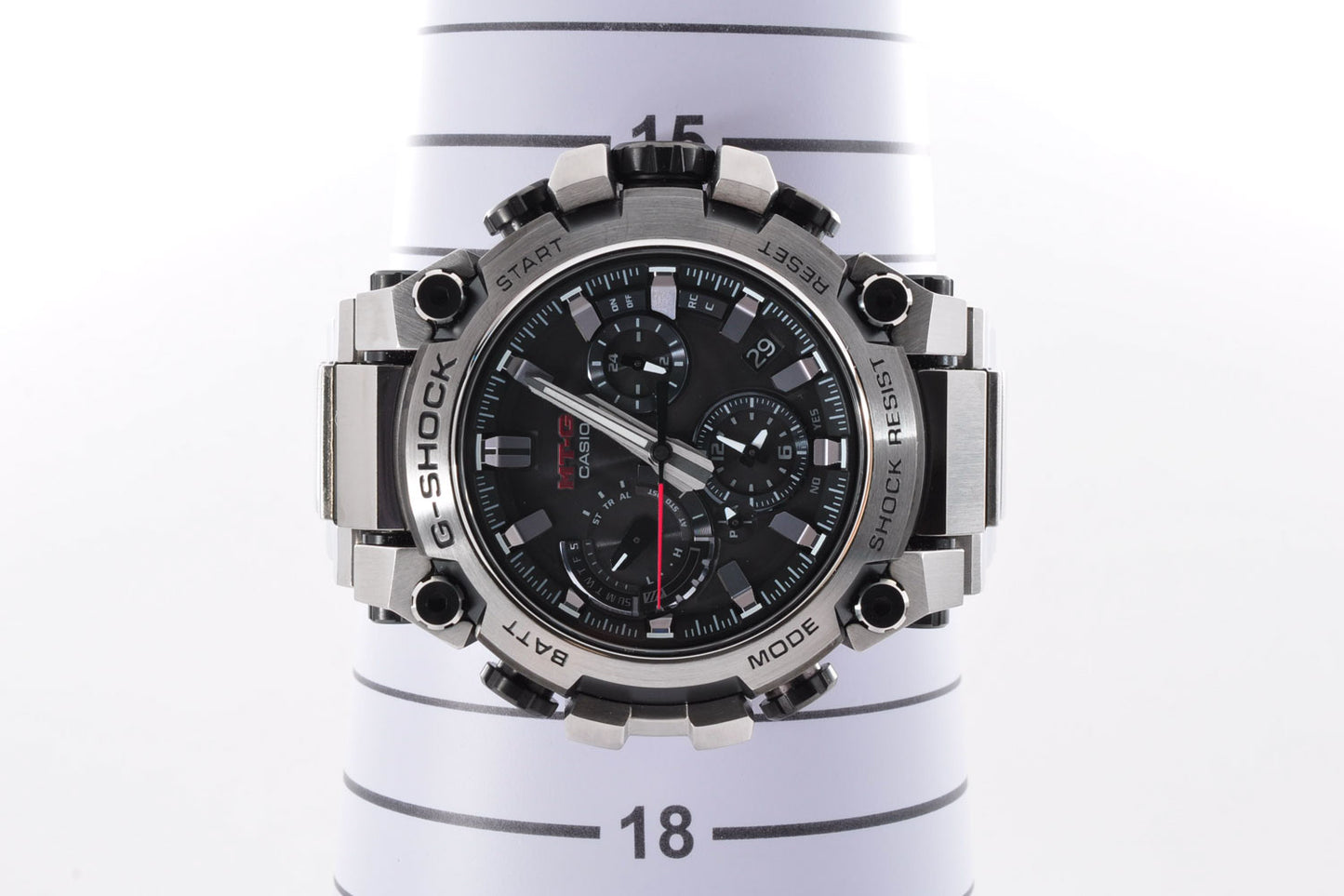 CASIO G-SHOCK MTG-B3000D-1AJF Silver Bluetooth Solar Men's Watch 5672 Used From Japan