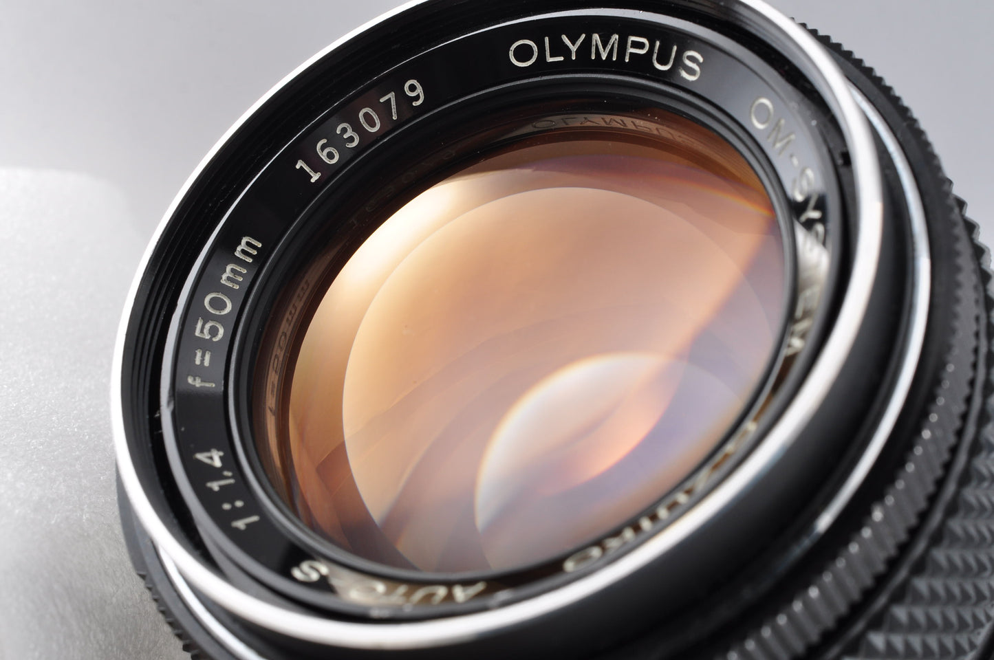 OLYMPUS OM-1 Silver Maintained 35mm SLR G.ZUIKO AUTO-S 50mm F1.4 From Japan #343180