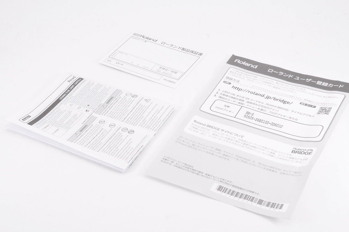 Roland HS-5 Session Mixer w/Original Box Adapter Used From Japan #Z6E0100