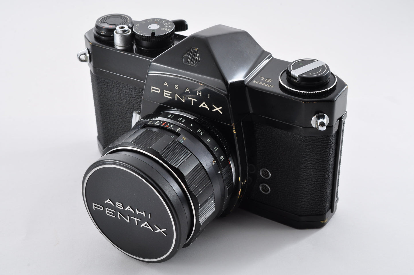 Asahi Pentax SL Black Super-Takumar 55mm F/1.8 35mm Film Camera From Japan #3056632