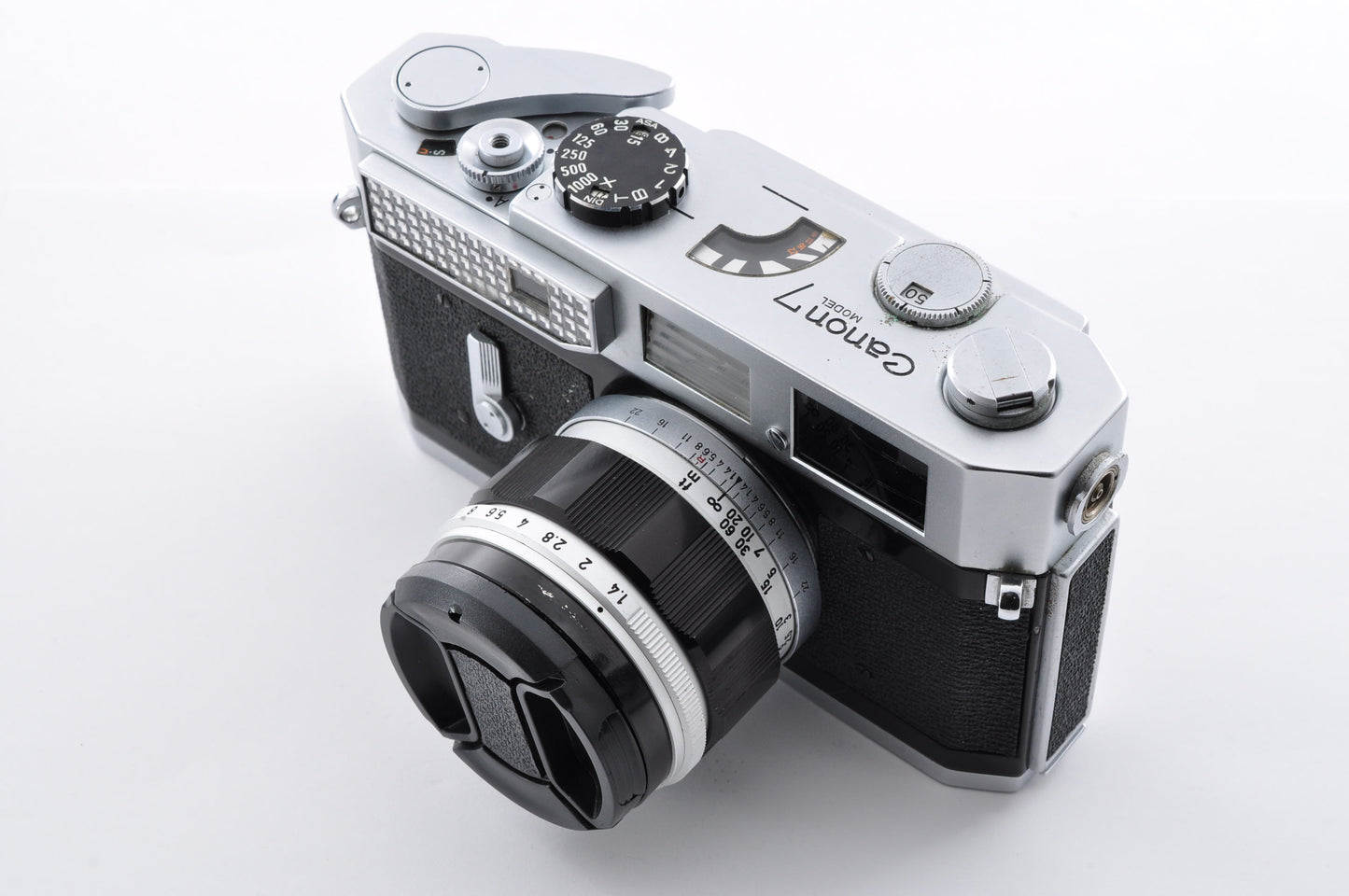 Canon Model 7 Maintained Meter Works Film Camera 50mm f1.4 Lens L39 LTM From Japan #835770