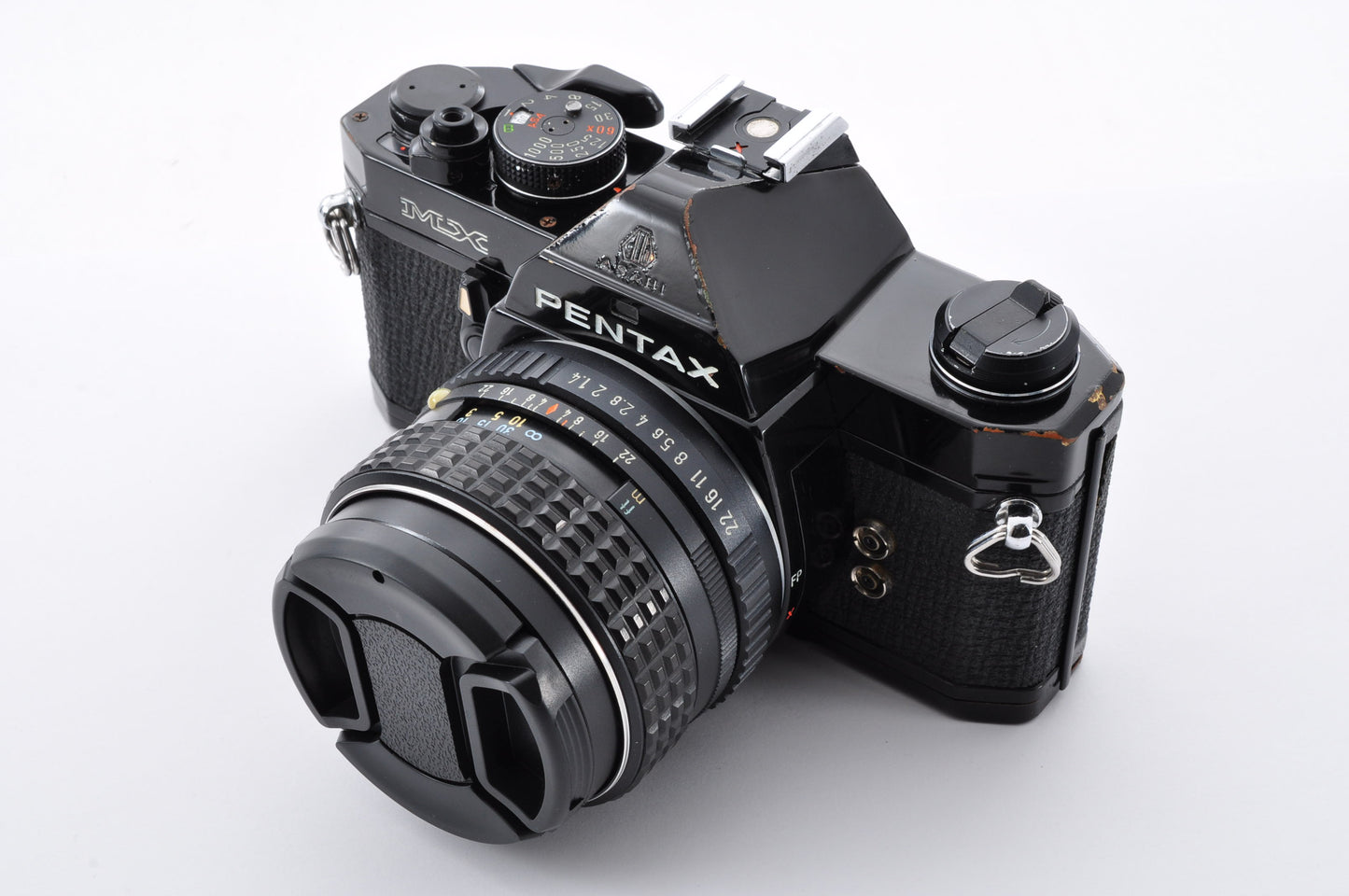 Pentax MX Black Maintained 35mm SLR Film Camera SMC PENTAX 50mm f1.4 Lens From Japan #9187836