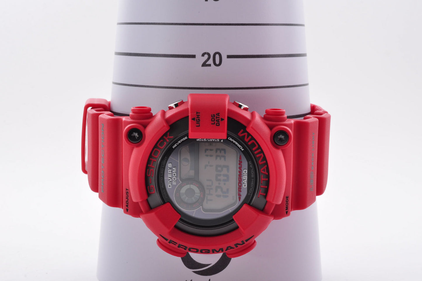CASIO G-SHOCK GW-8230NT-4JR Frogman 30th Anniversary Red 3521 Watch Used From Japan