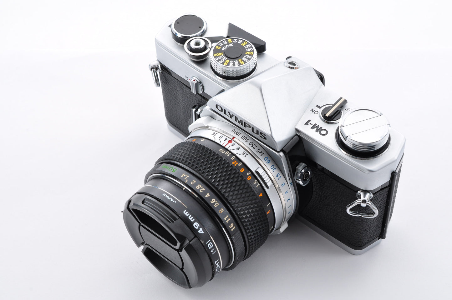 OLYMPUS OM-1 Silver Maintained 35mm SLR G.ZUIKO AUTO-S 50mm F1.4 From Japan #343180