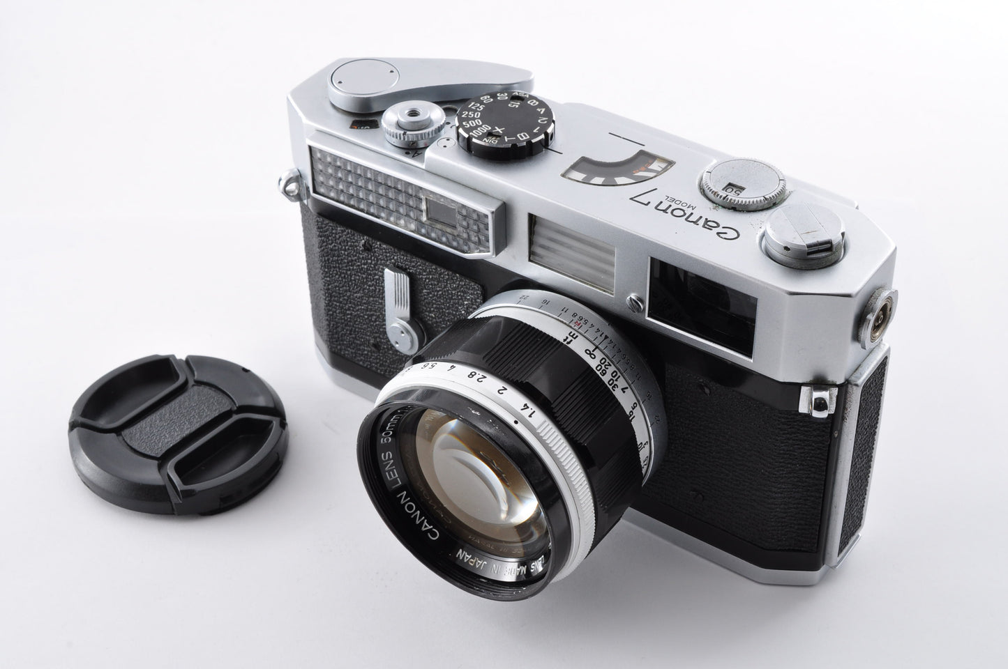 Canon Model 7 Maintained Meter Works Film Camera 50mm f1.4 Lens L39 LTM From Japan #835770